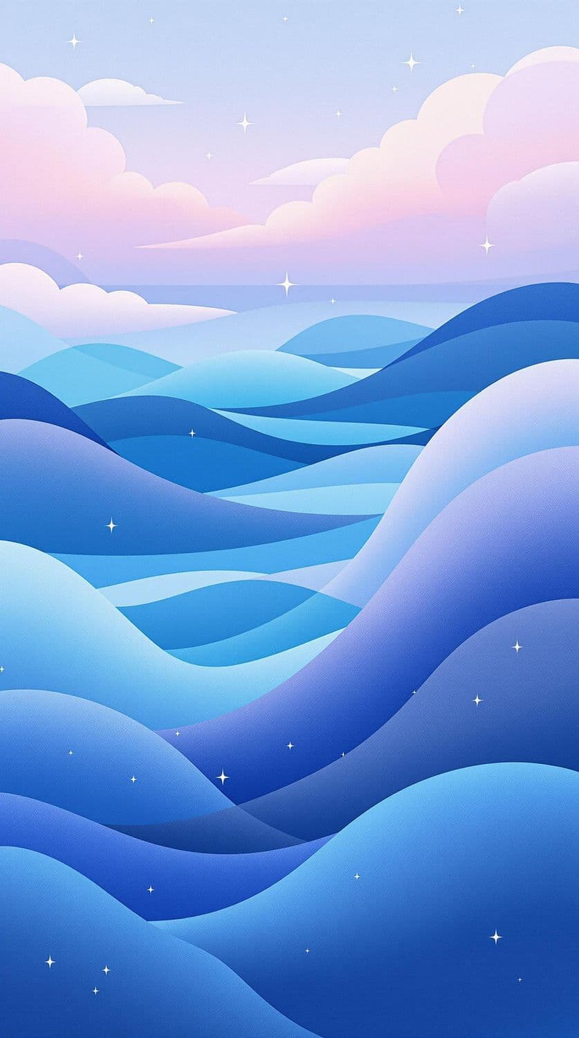 Abstract Seascape Serenity