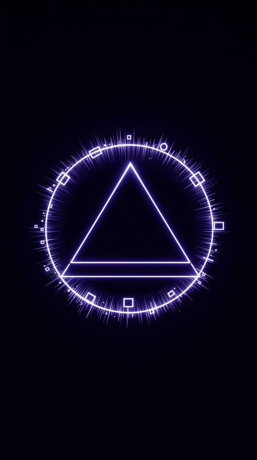 Luminous Circle in Digital Space