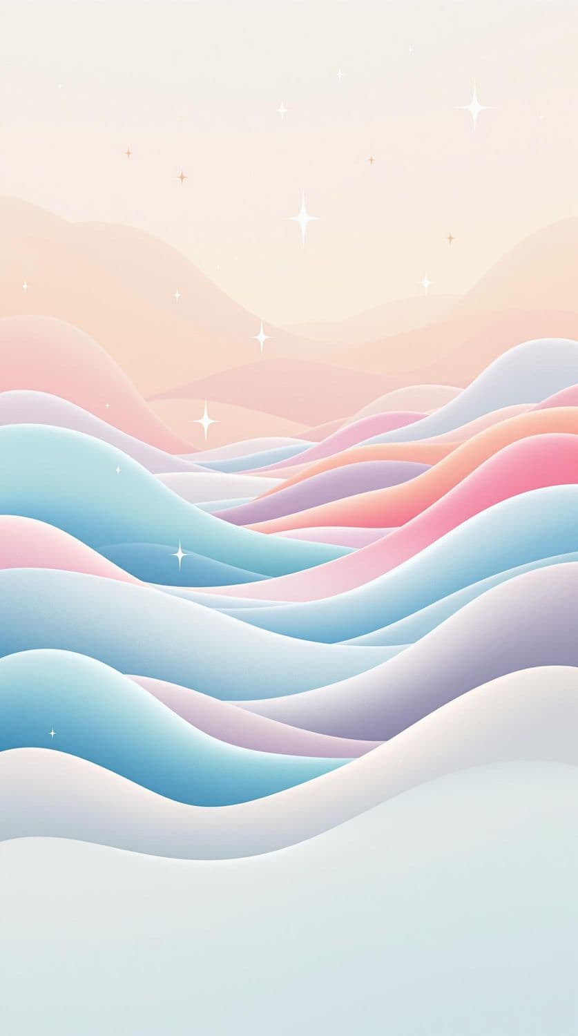 Tranquil Pastel Ocean