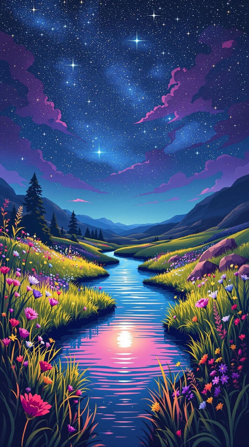 Starlit Meadow