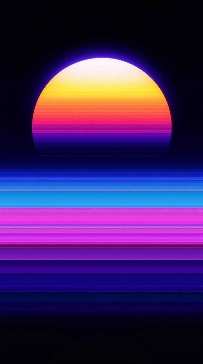 Neon Moonrise