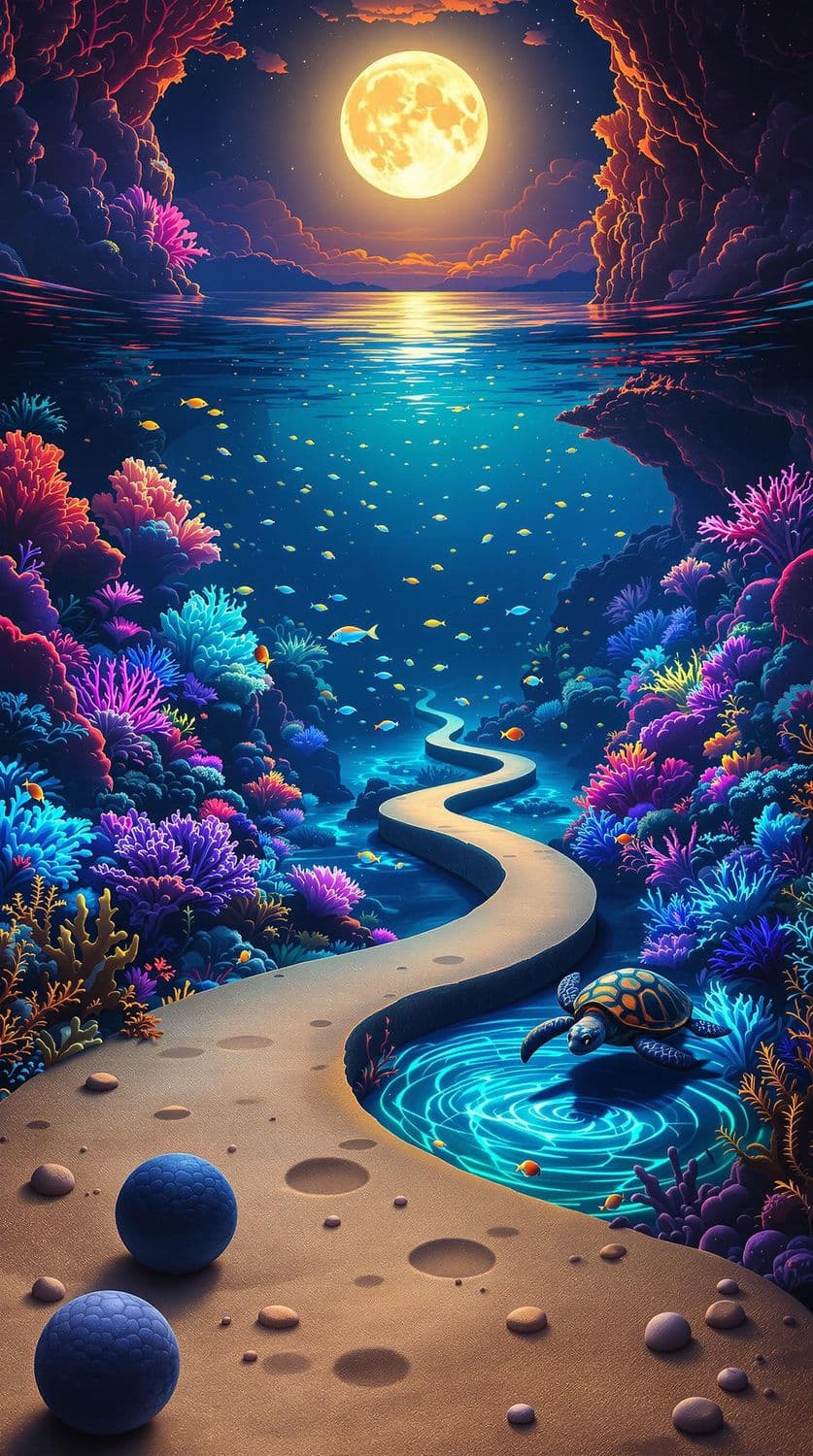 Neon Coral Kingdom