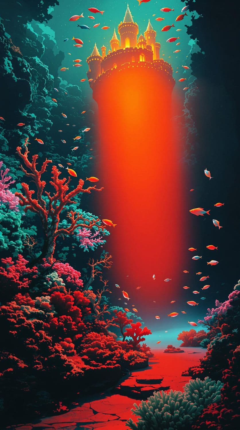 Coral Castle Underwater