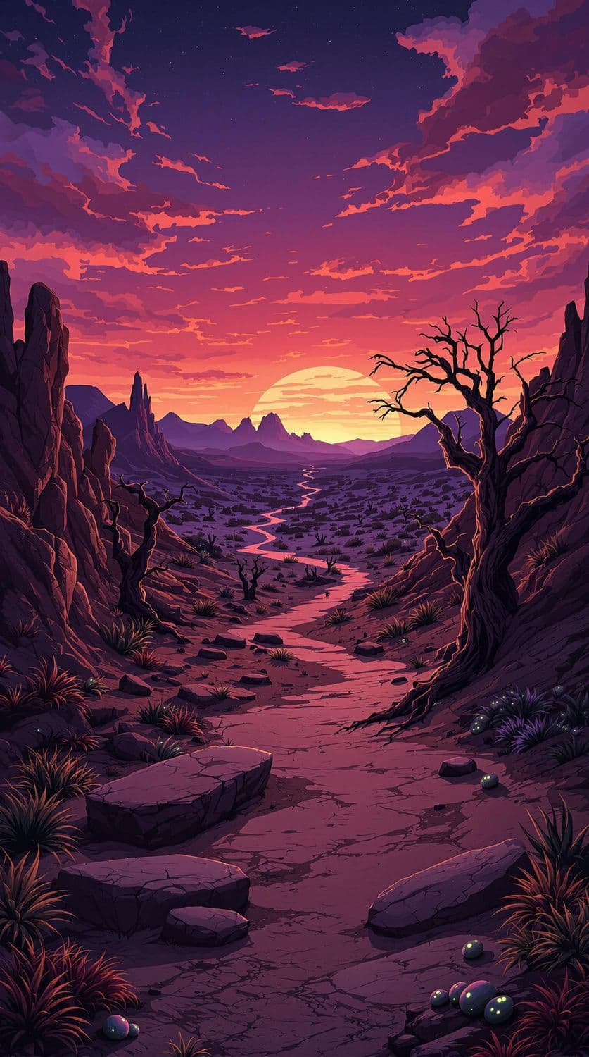 Twilight Desert Surrealism