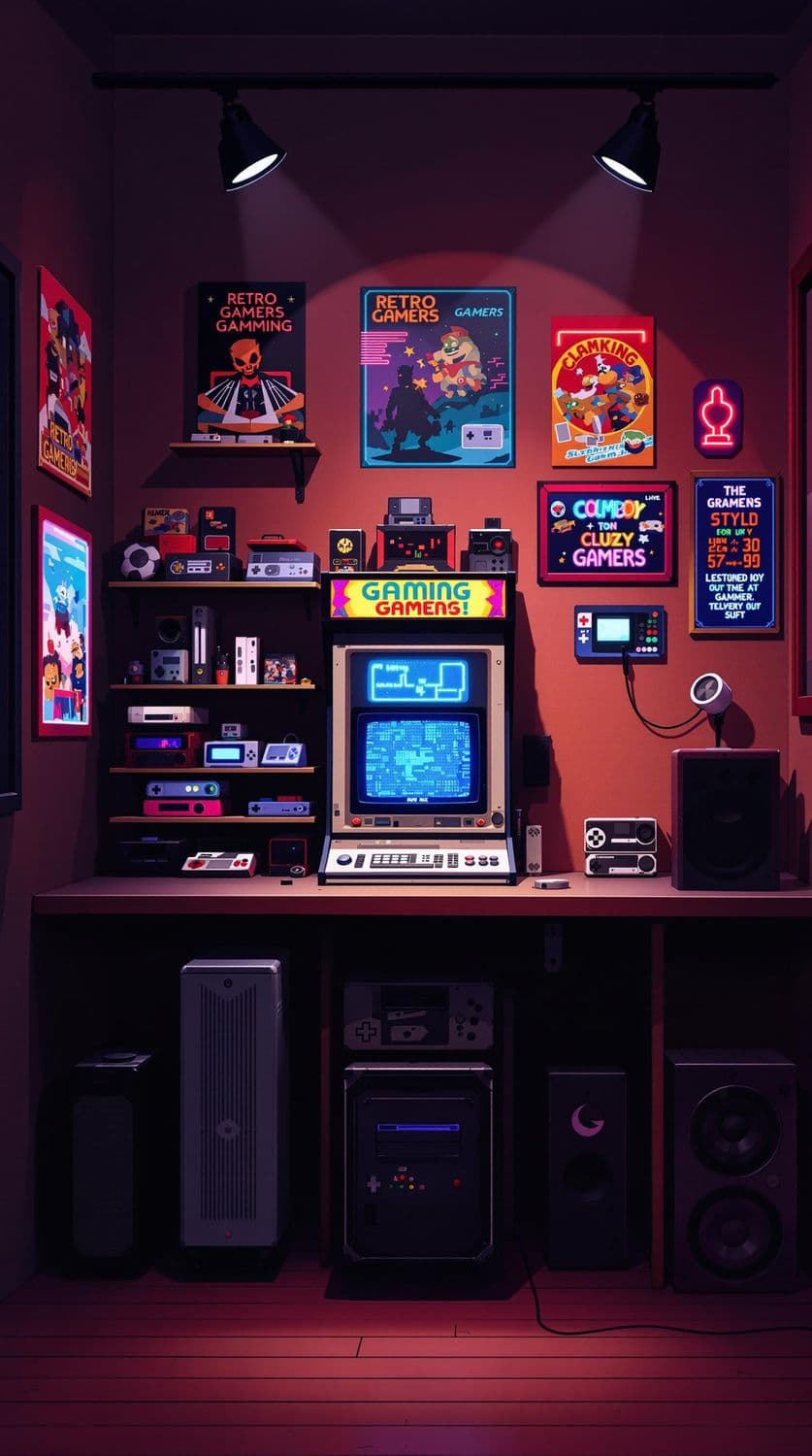 Retro Gaming Room