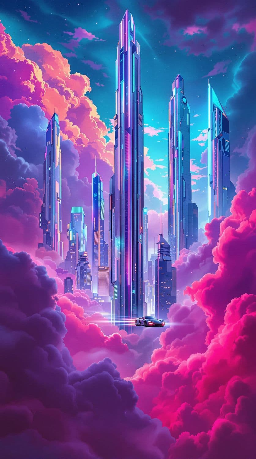 Neon Skyline Metropolis