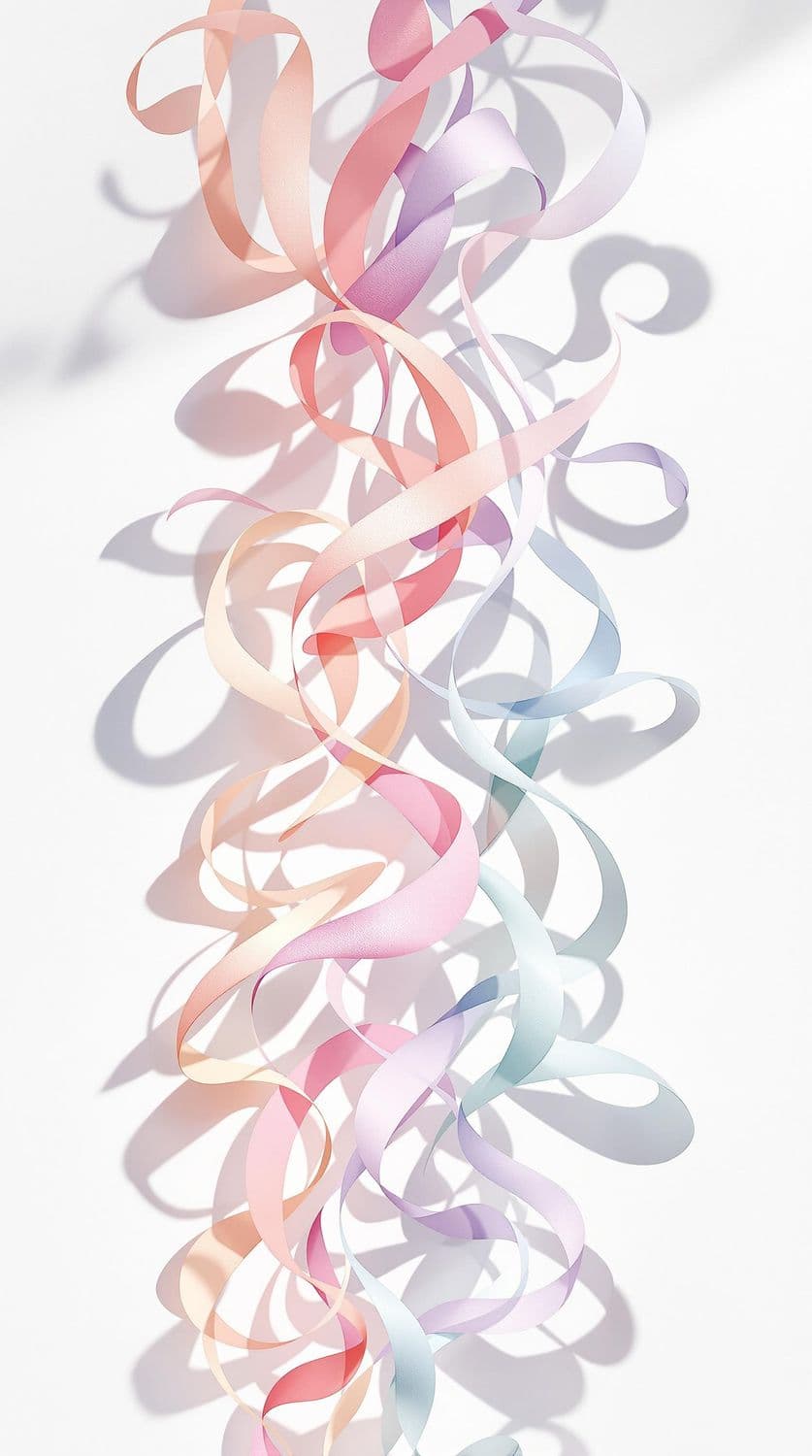 Delicate Pastel Swirls