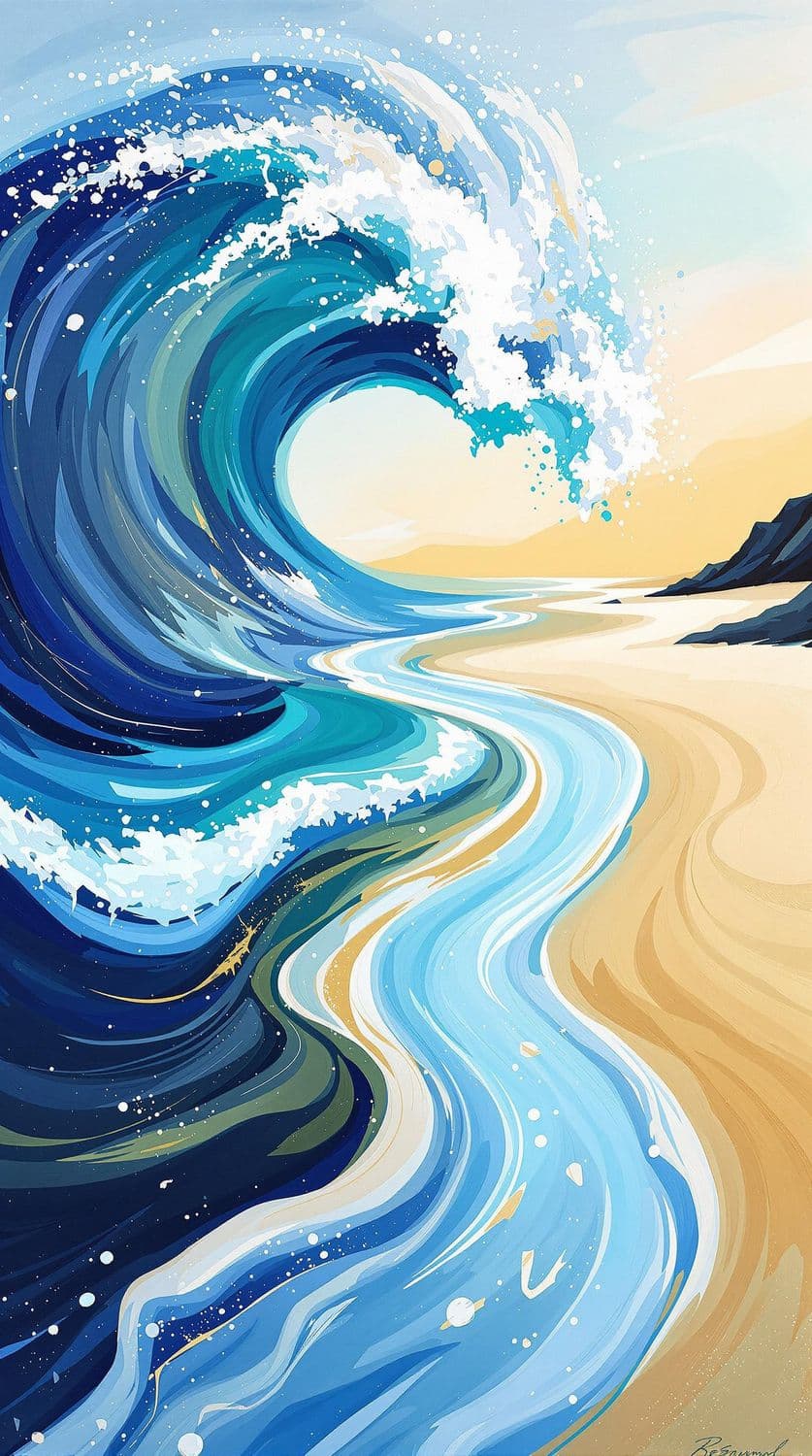 Ocean Wave Serenity