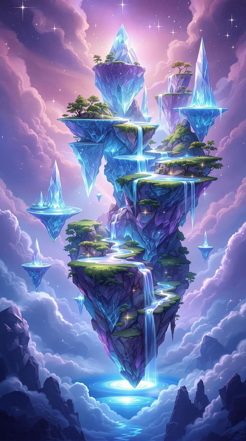 Crystal Isles at Twilight