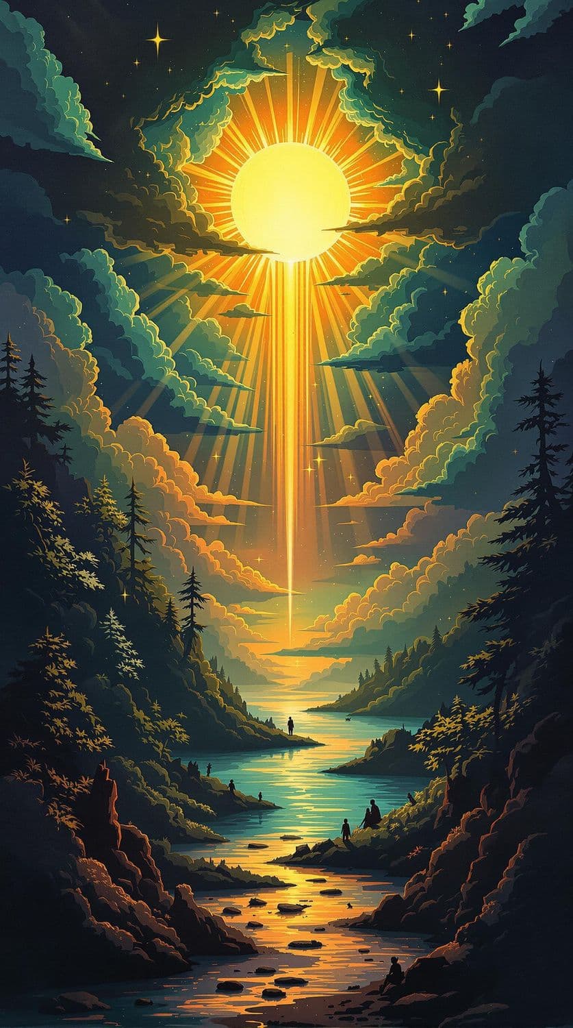 Enchanted Forest Dawn