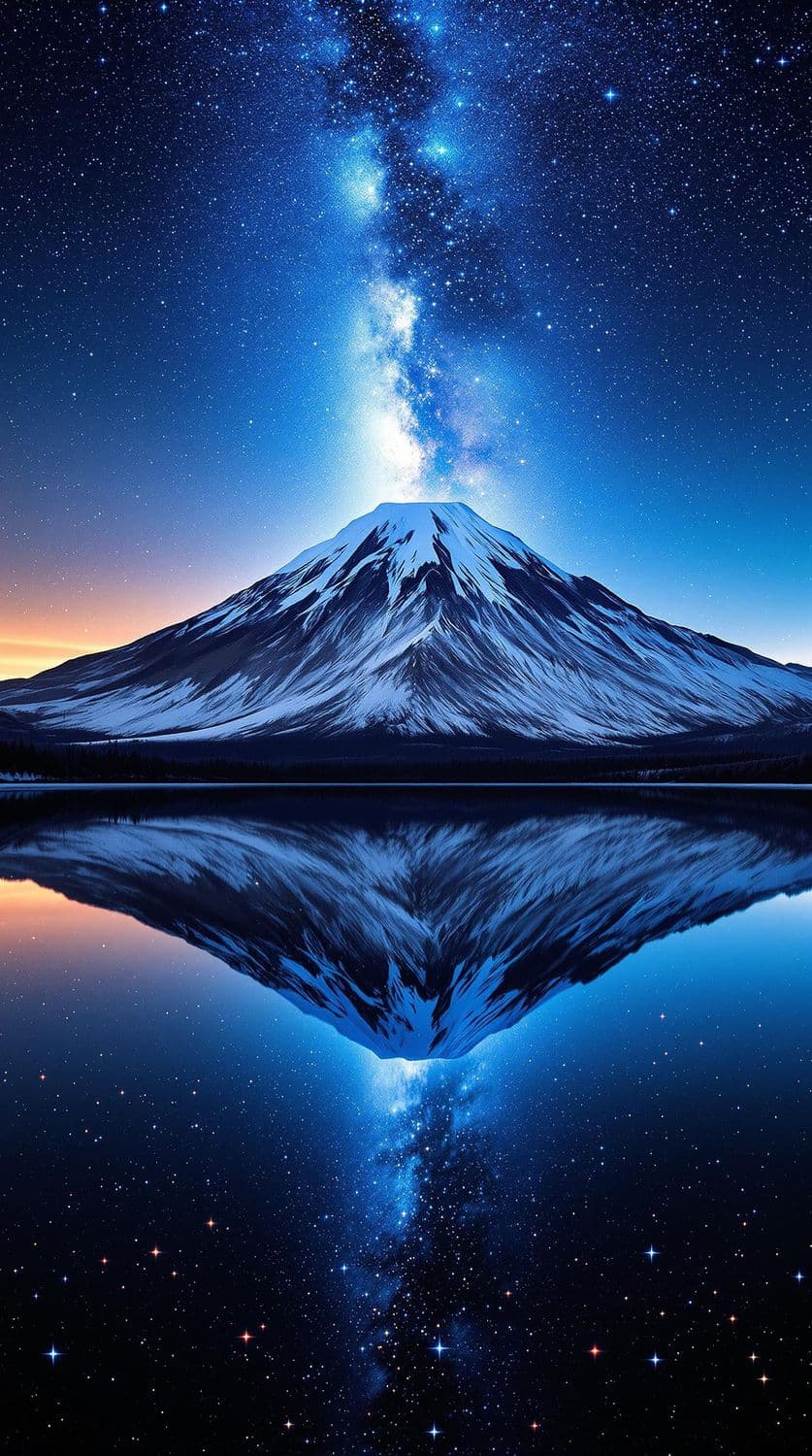 Serene Mountain Horizon