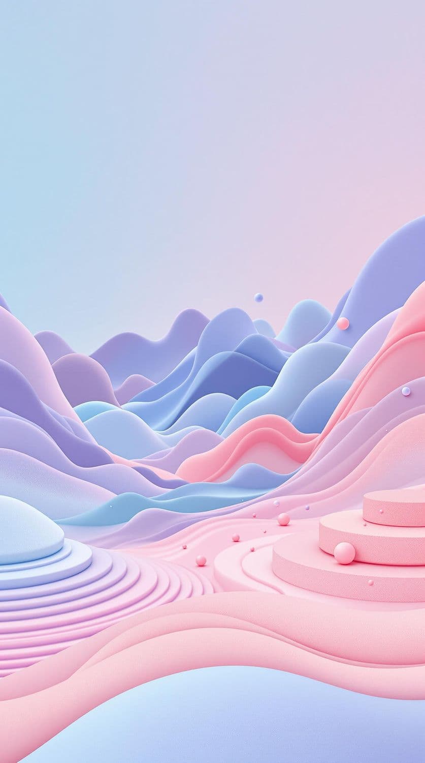 Tranquil Fluid Landscape