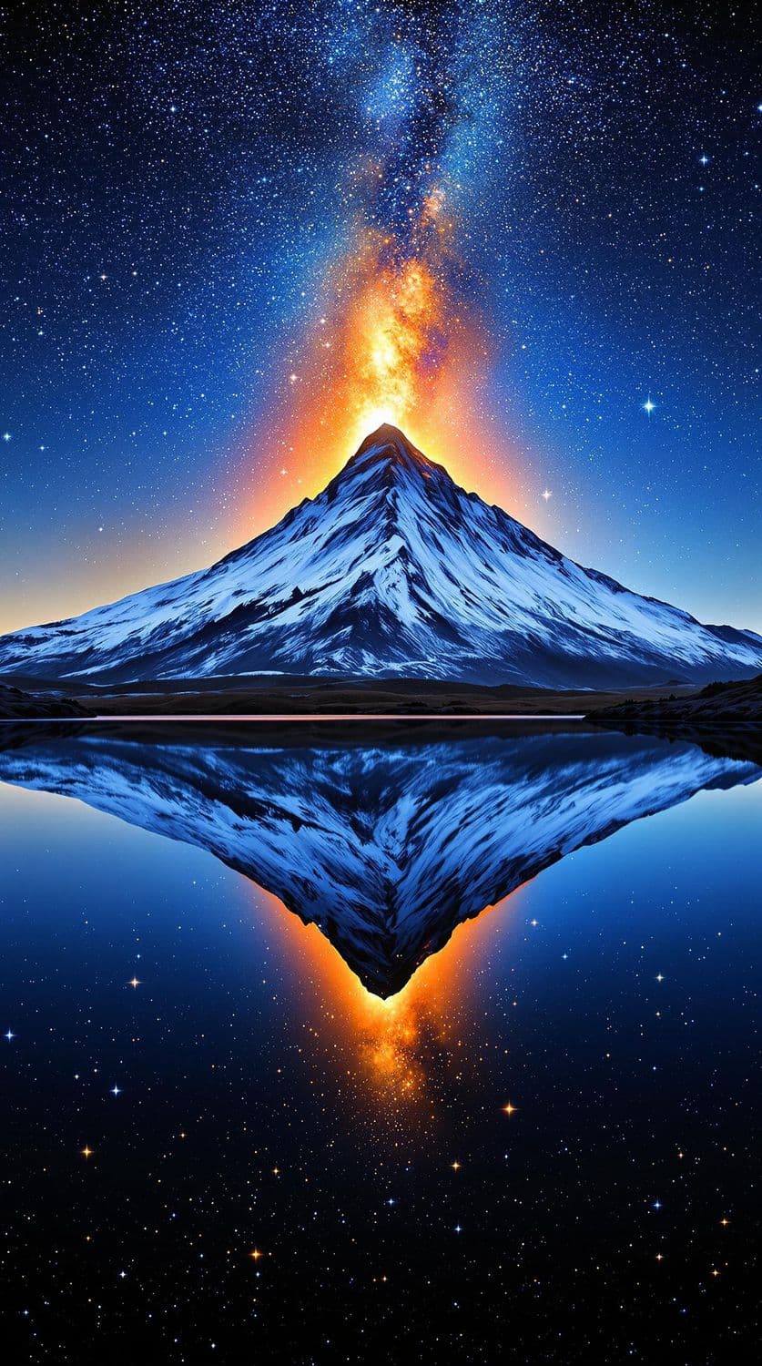 Dreamy Mountain Vista