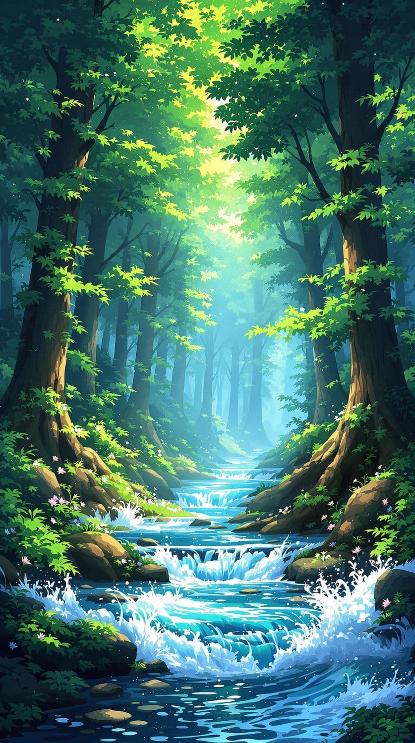 Dawn in the Enchanted Forest