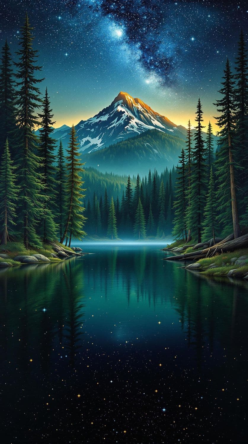 Forest Dawn Reflection