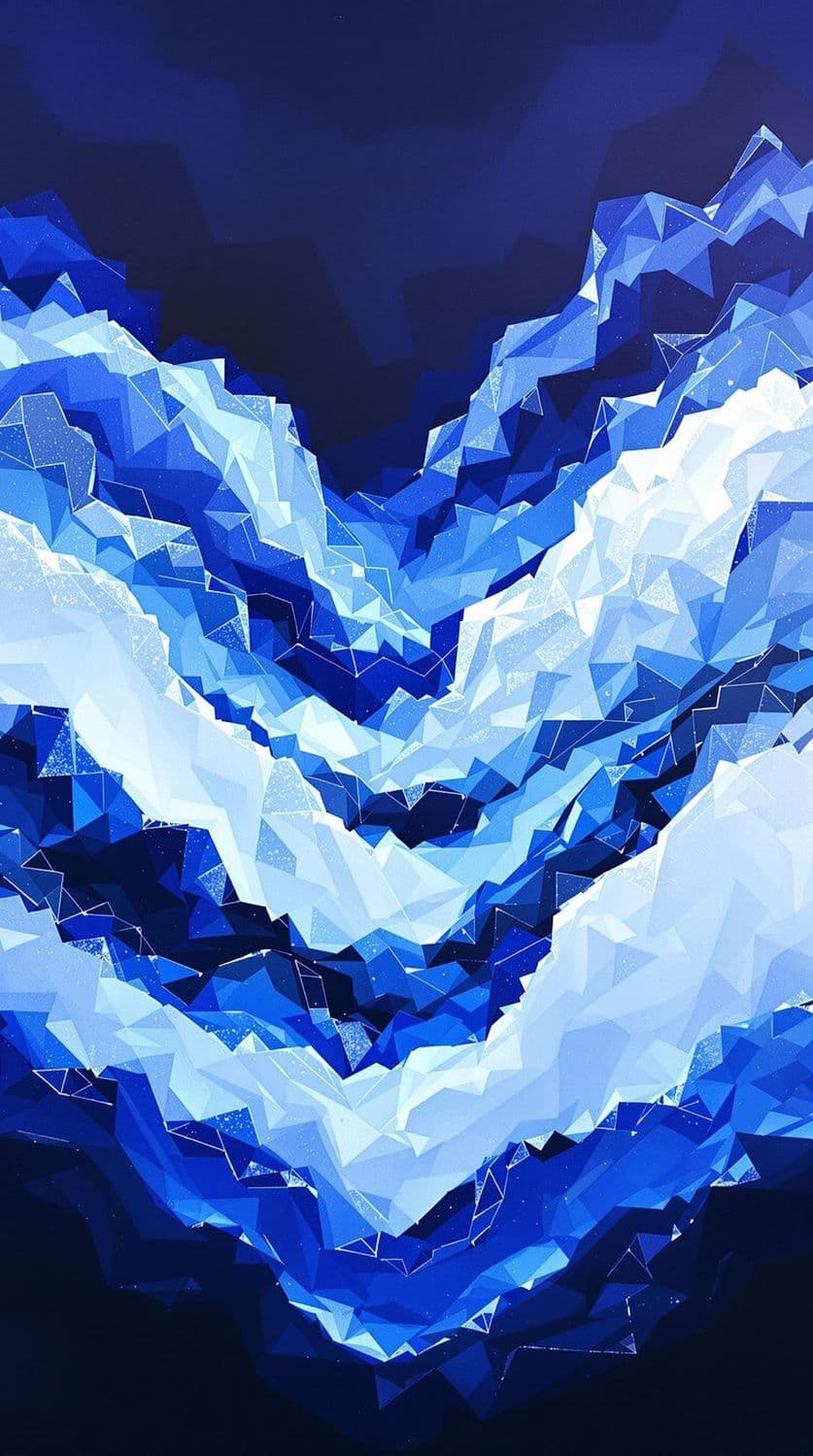 Icy Crystal Layers