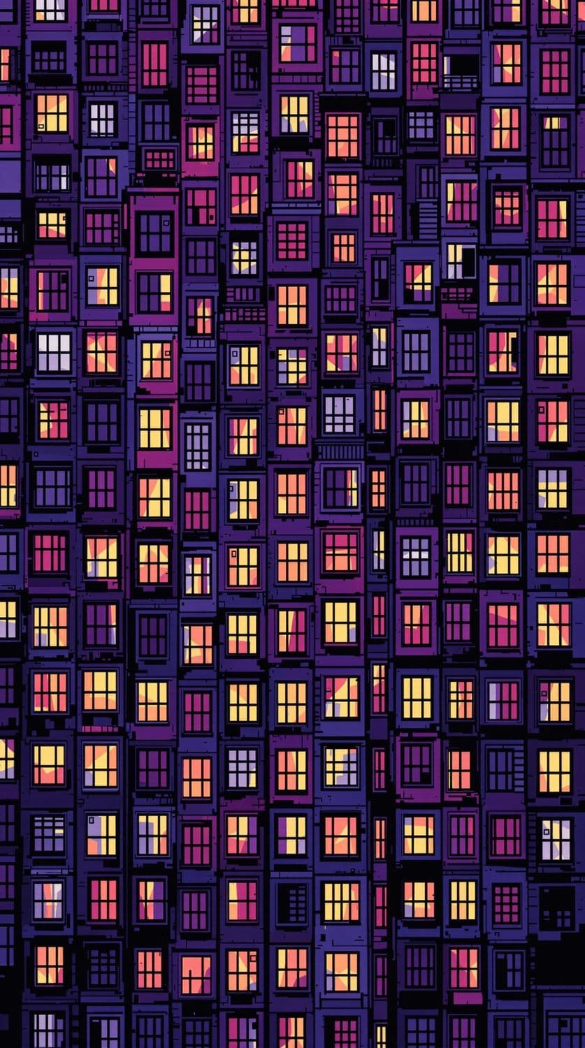 Surreal Cityscape at Dusk