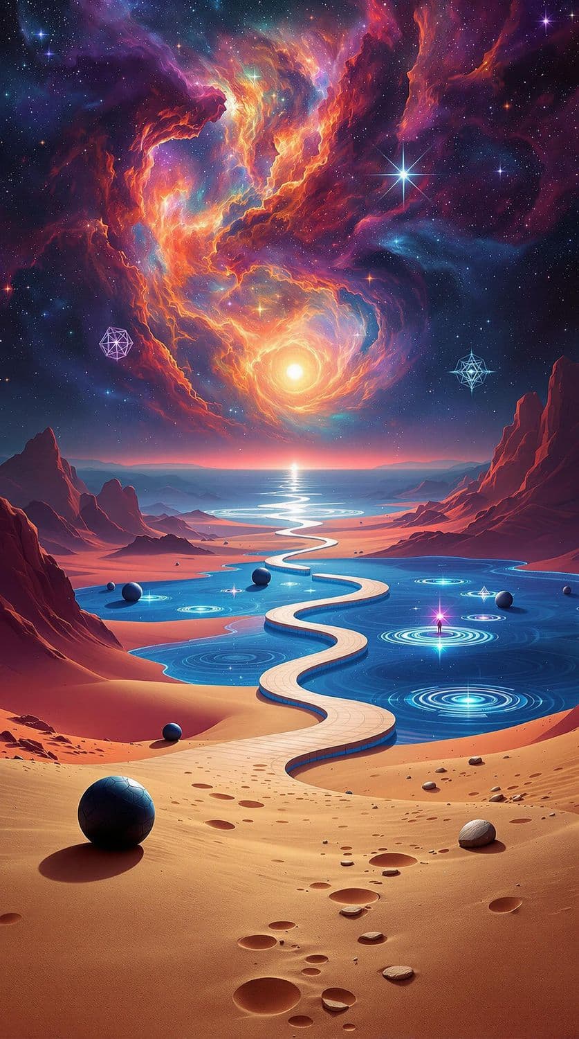 Cosmic Desert Mirage