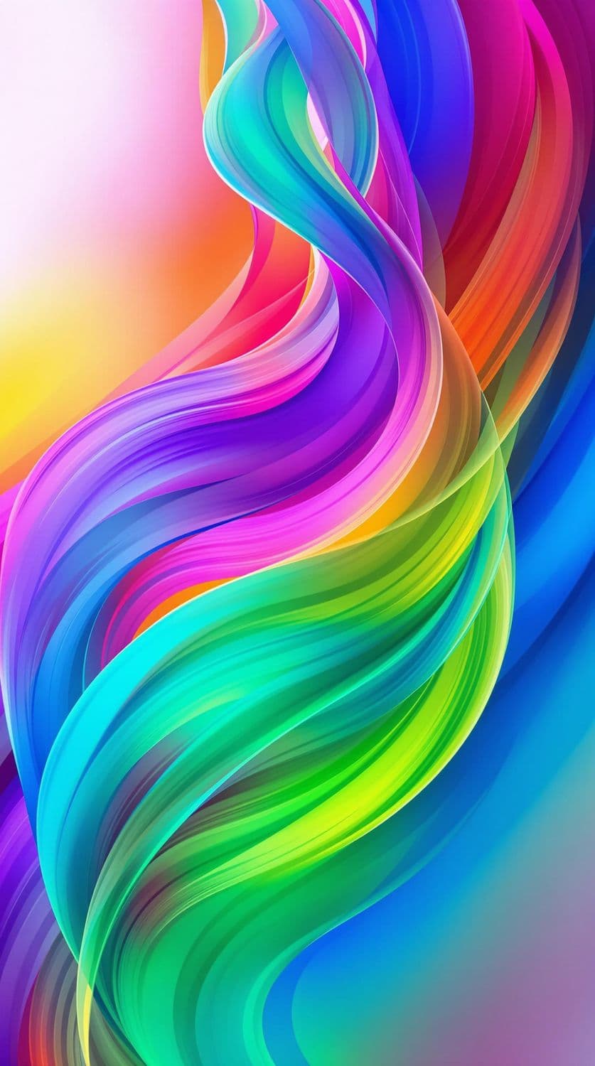 Swirling Ribbons of Color