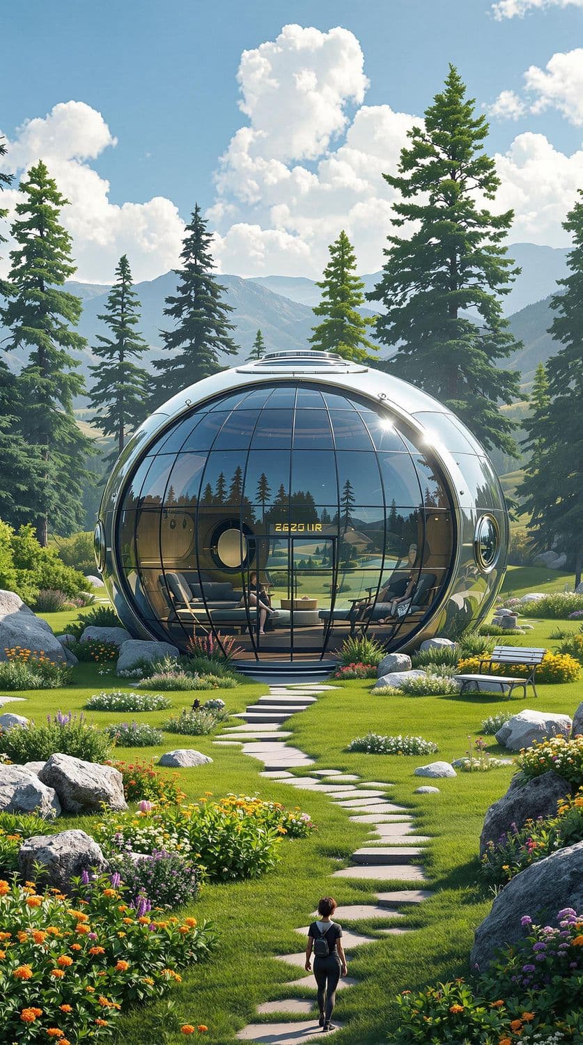Futuristic Retreat Cabin