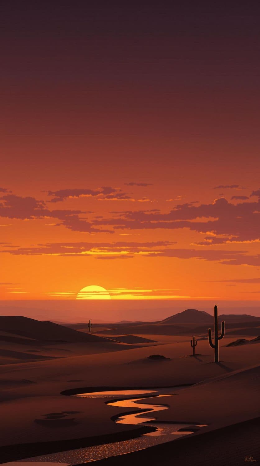 Dusk in the Desert