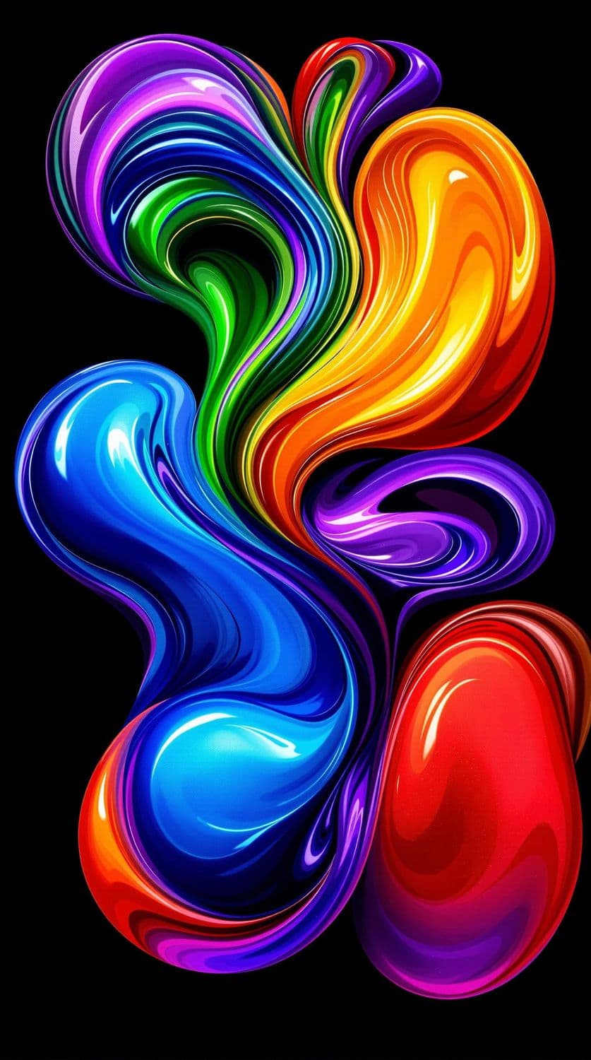 Vibrant Organic Swirls