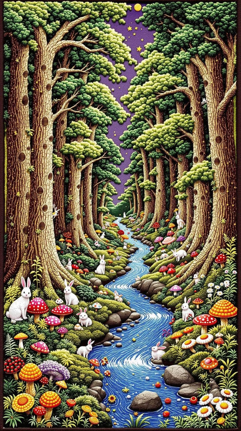 Enchanted Forest Embroidery