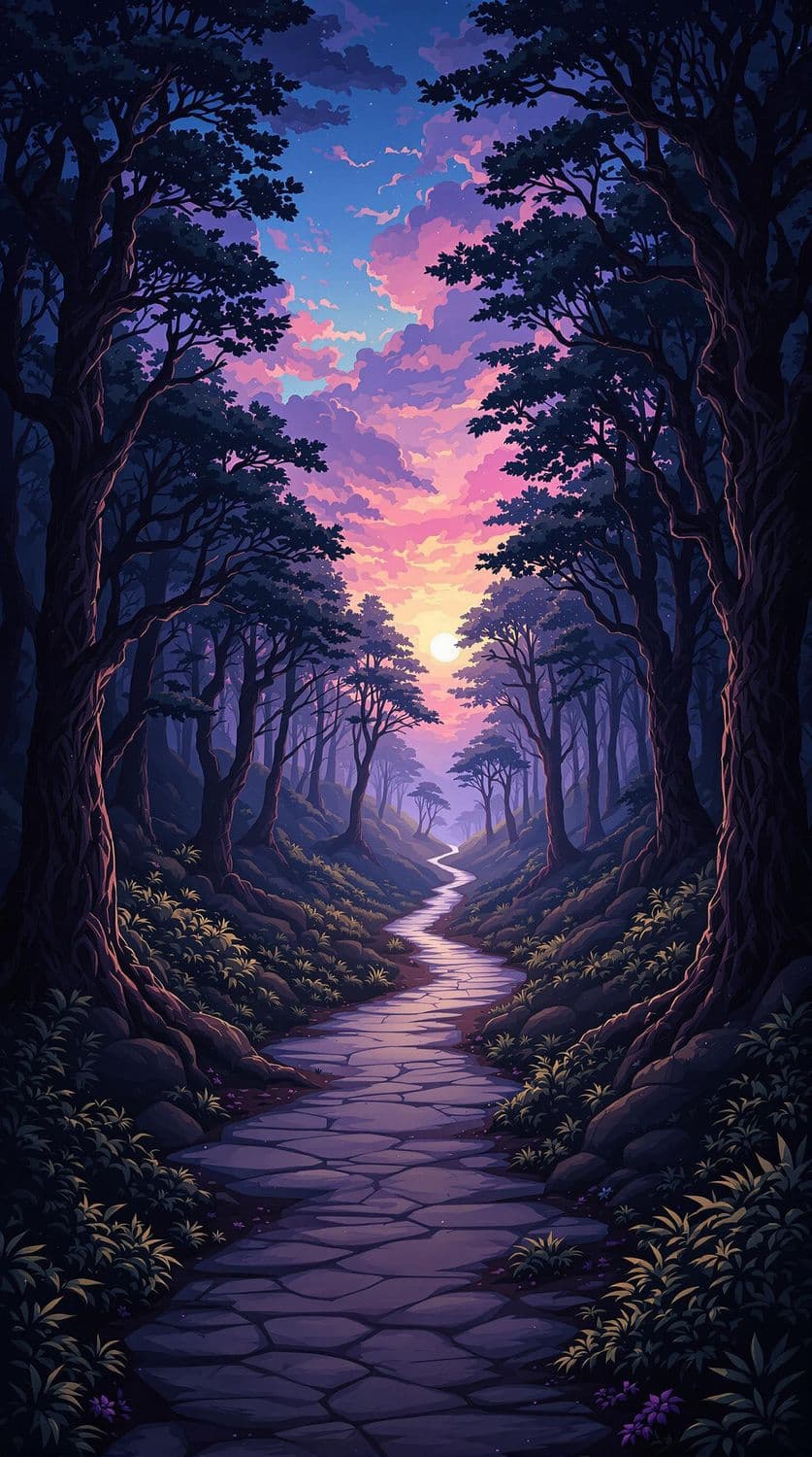 Enchanted Twilight Forest