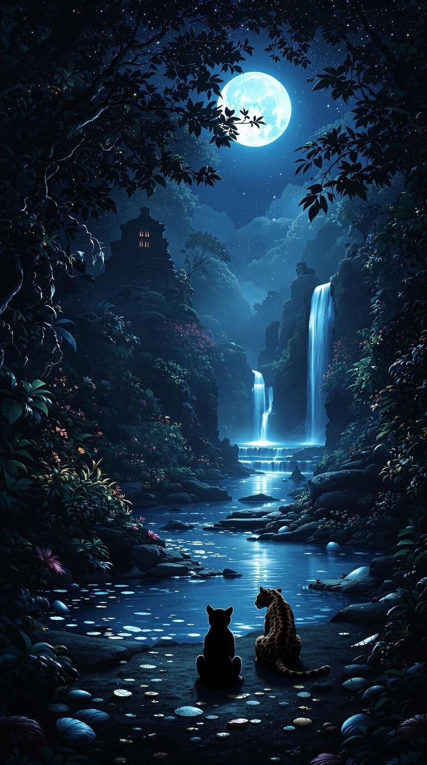 Moonlit Jungle Mystery