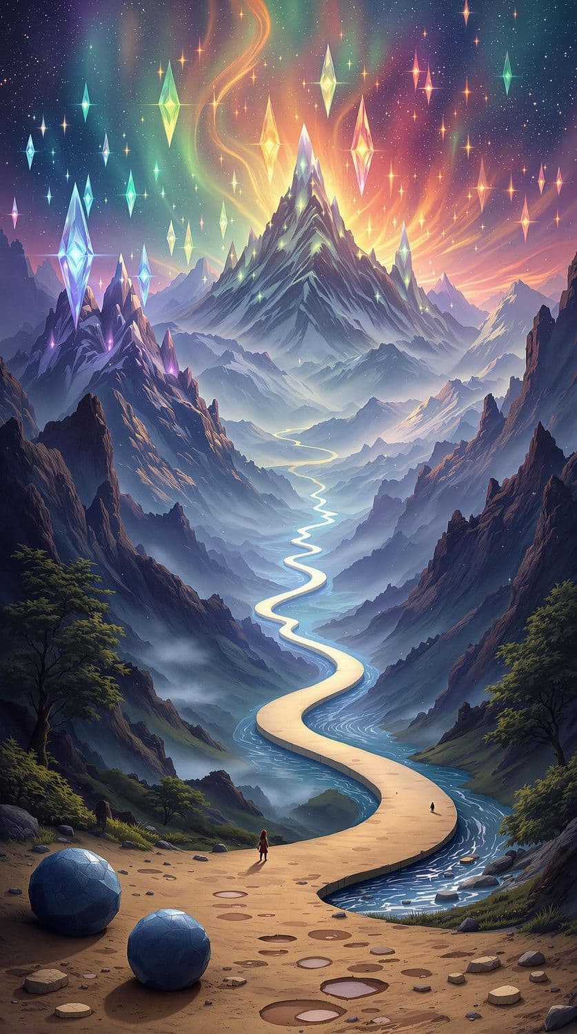 Mystical Crystal Peaks