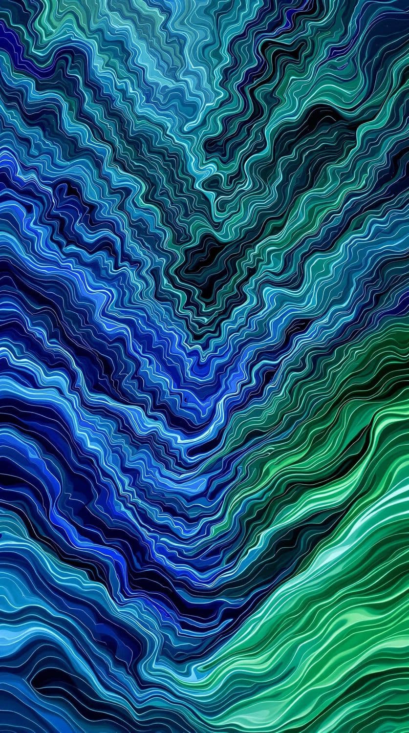 Emerald Waves of Serenity