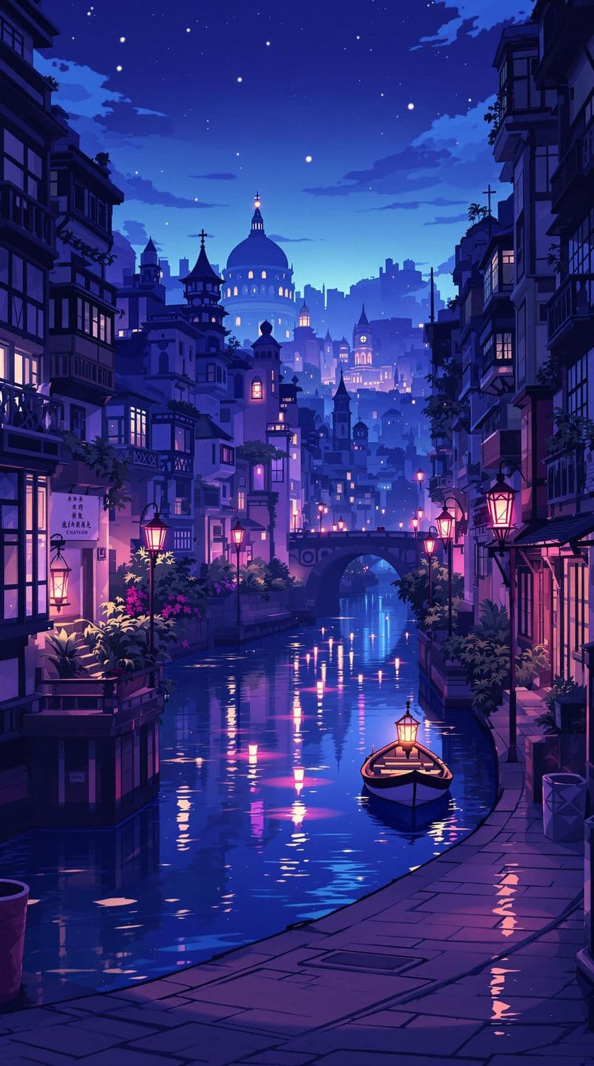 Twilight Riverside Serenity