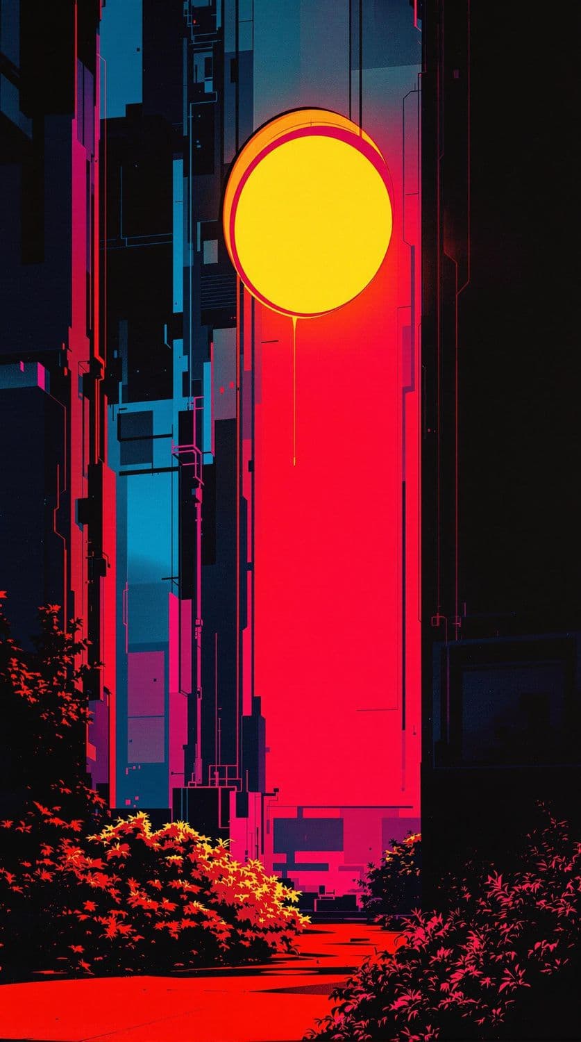 Abstract Urban Glow