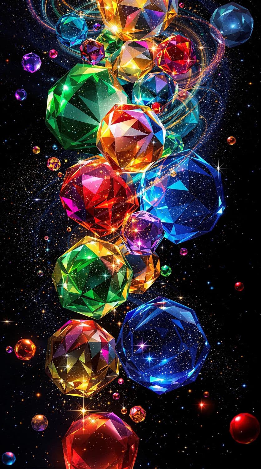 Geometric Prisms in Swirling Galaxy