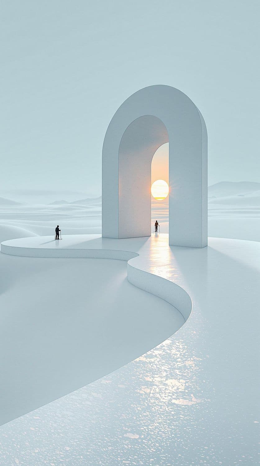 Snowy Chapel Serenity