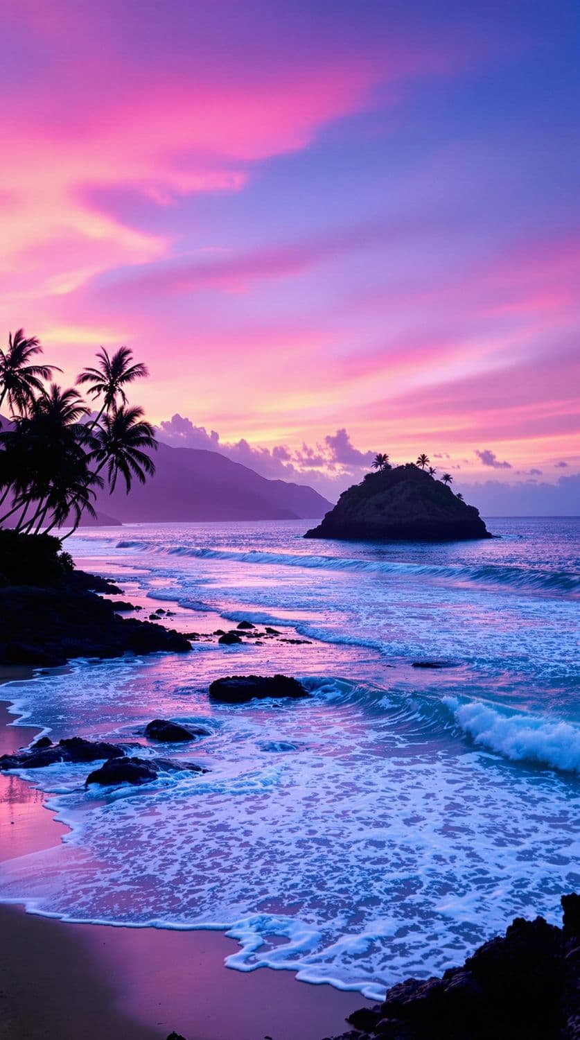 Tropical Beach Twilight