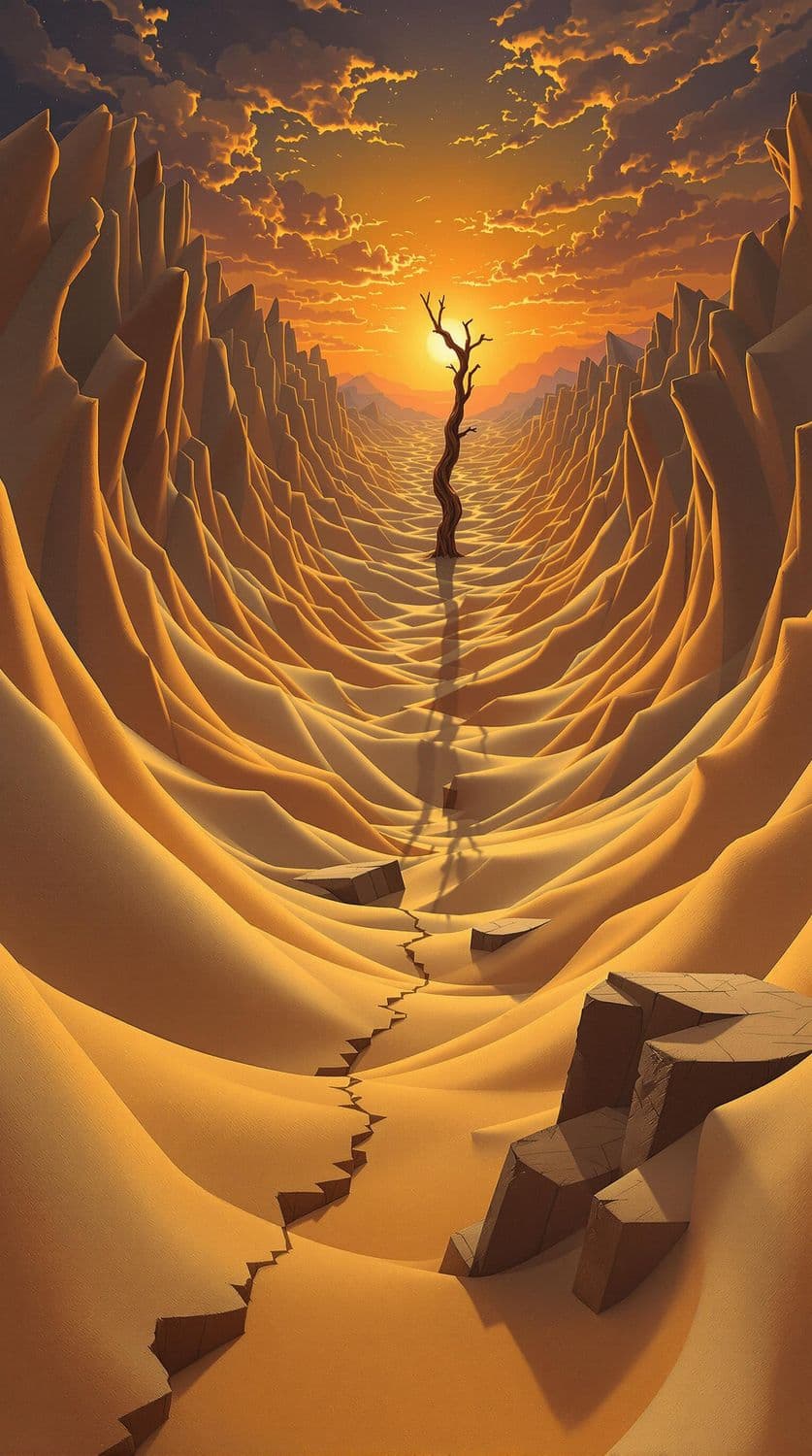 Surreal Desert Waves