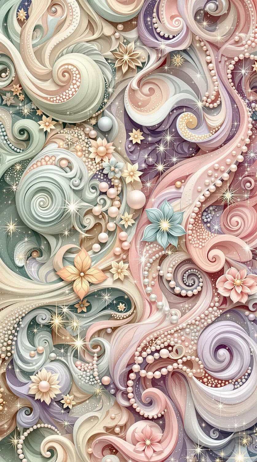 Ornamental Pastel Tapestry