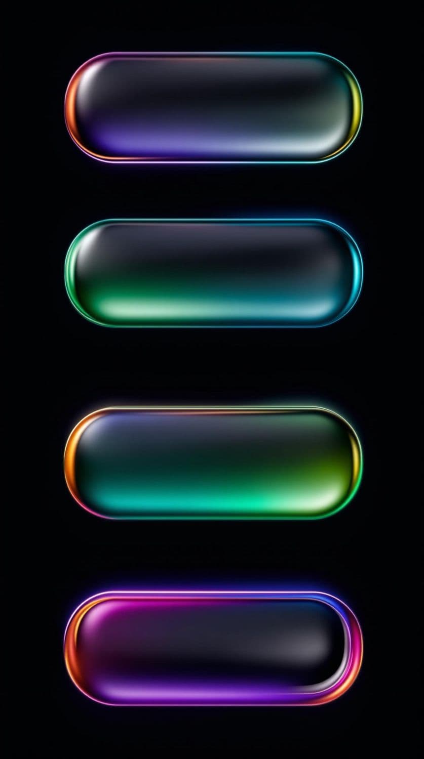 Staggered Metallic Elegance