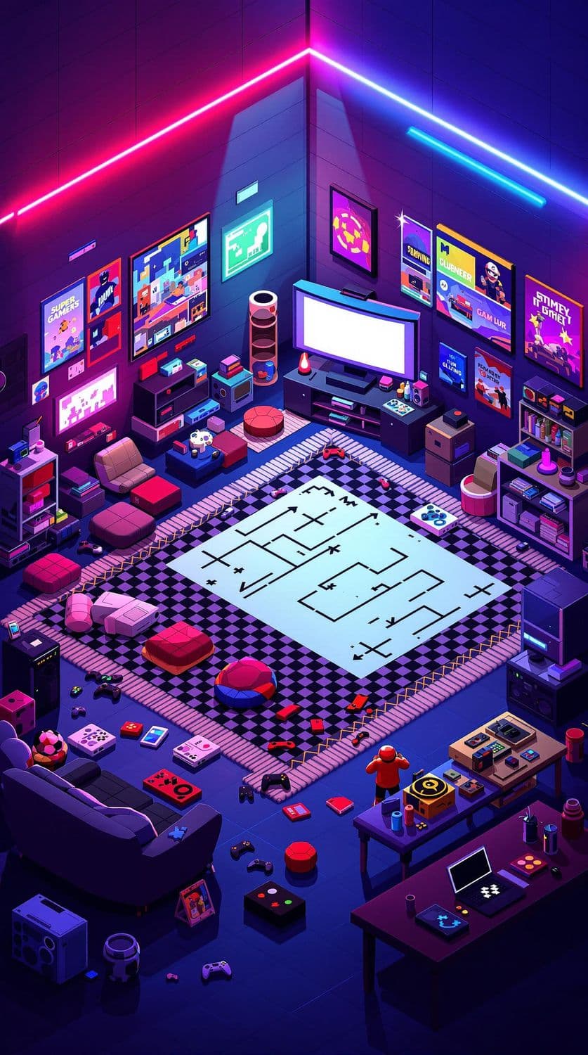 Neon Gaming Den