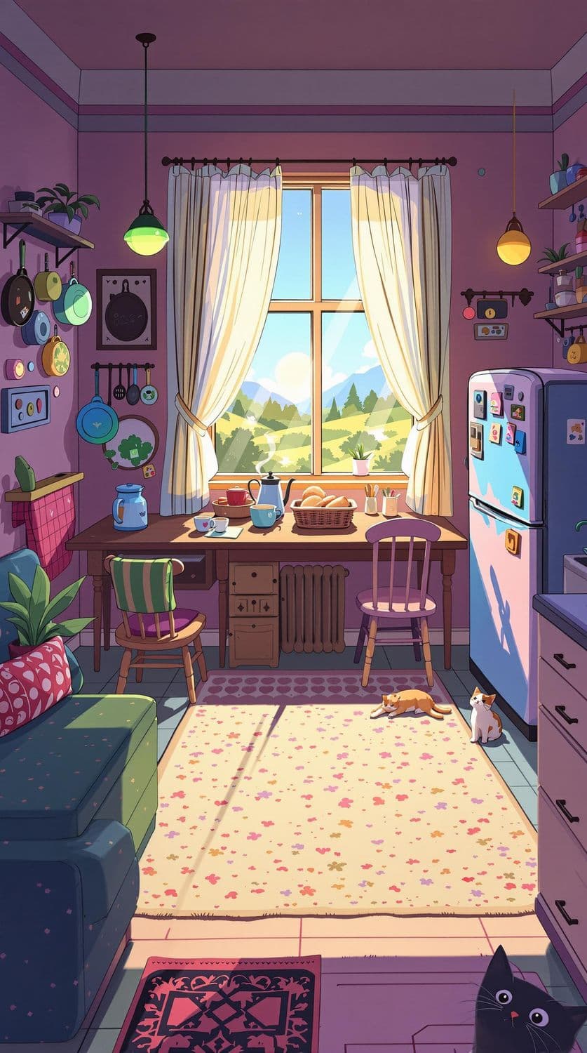 Animated Kitchen at Dawn