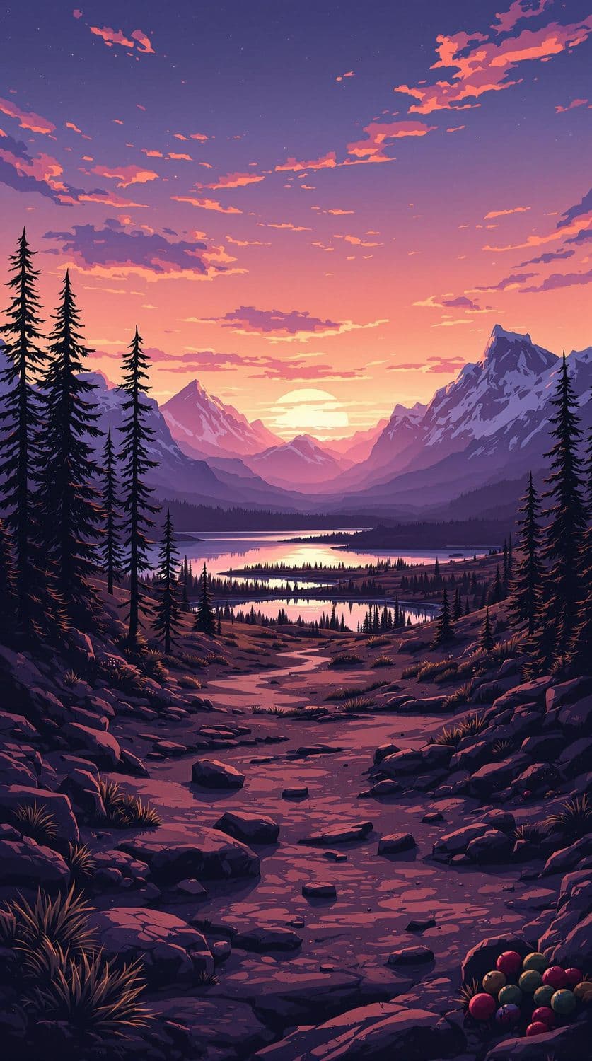 Twilight Mountain Majesty