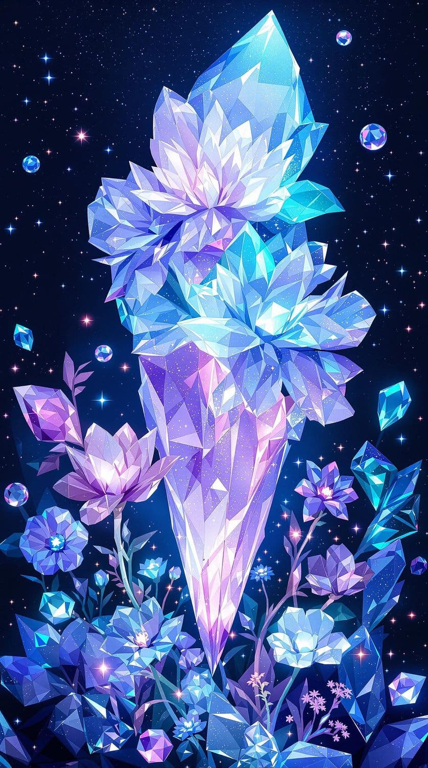 Stellar Crystal Garden