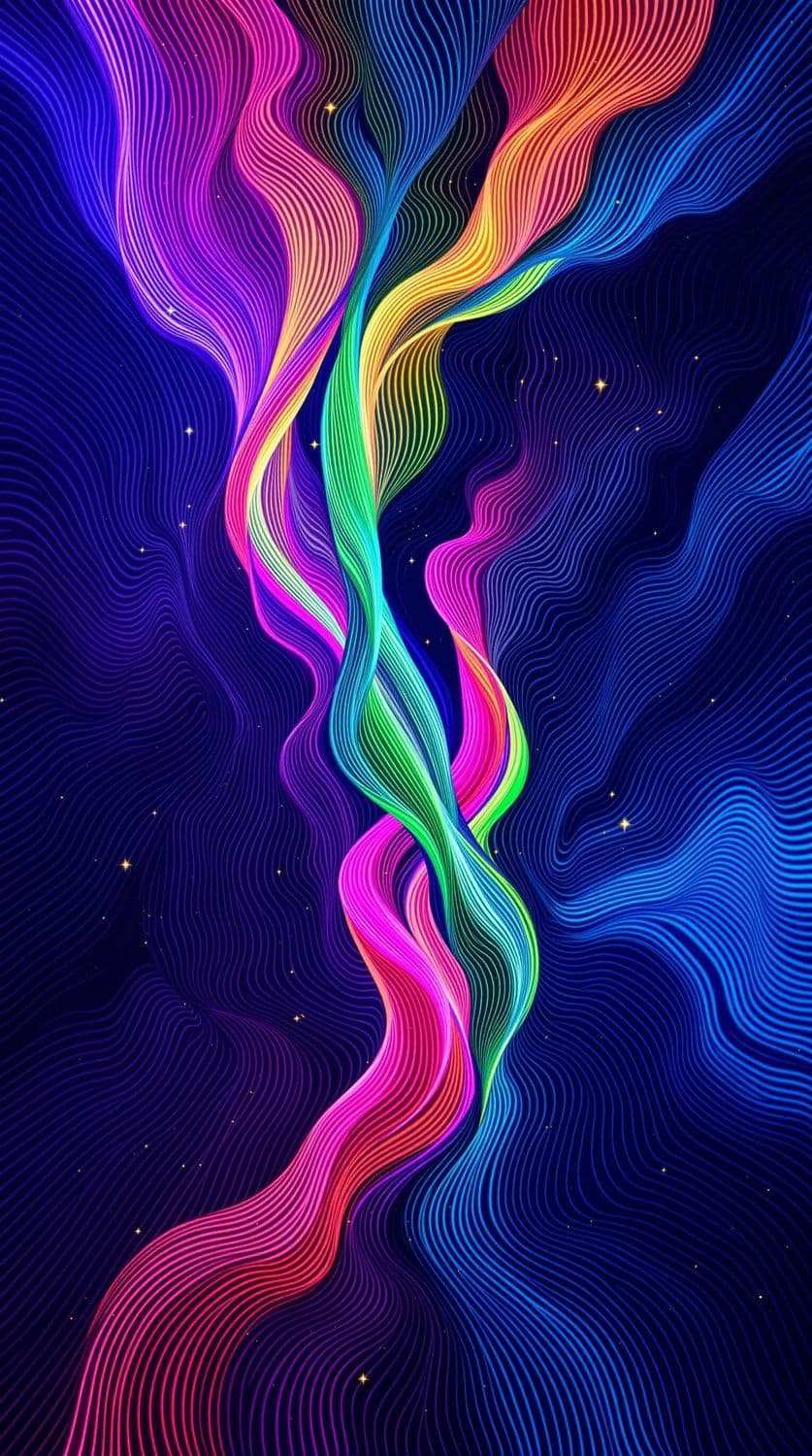 Neon Ribbon Dance