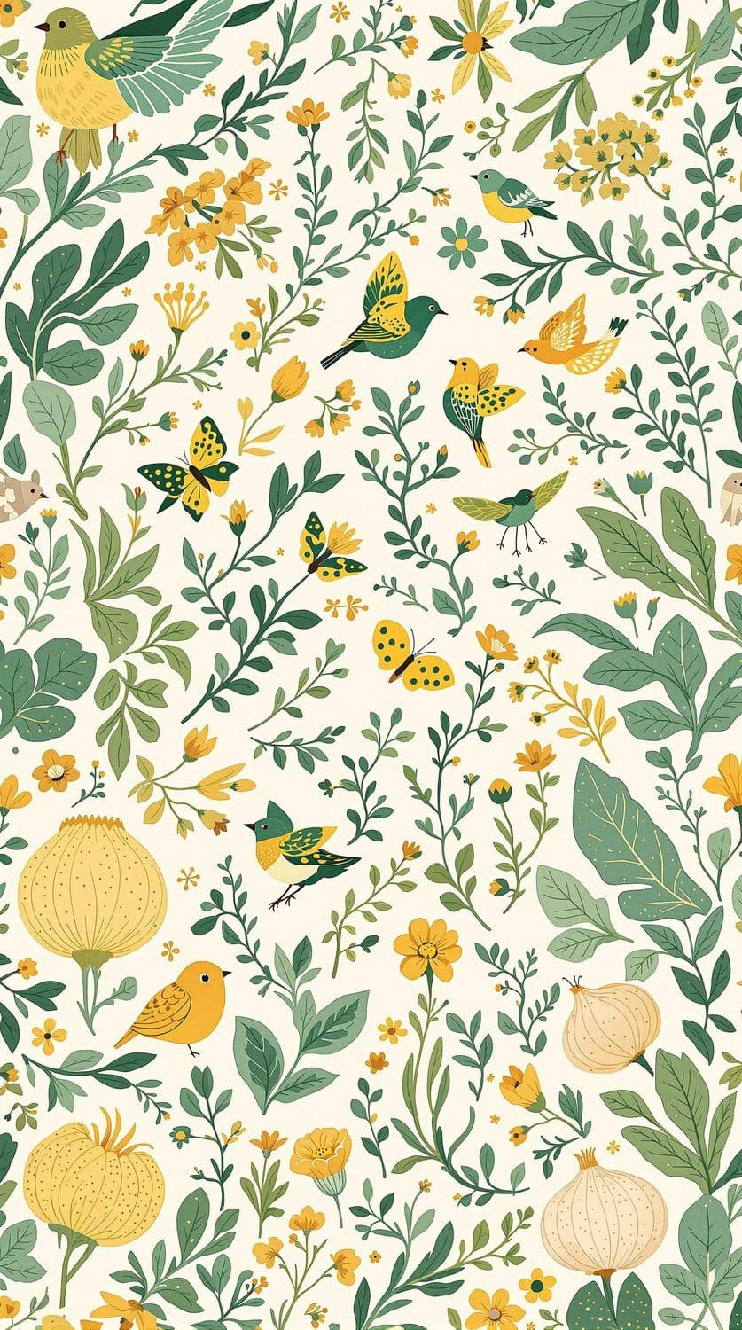 Whimsical Garden Harmony