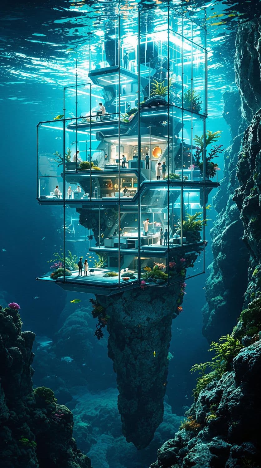 Underwater Futuristic Research Facility