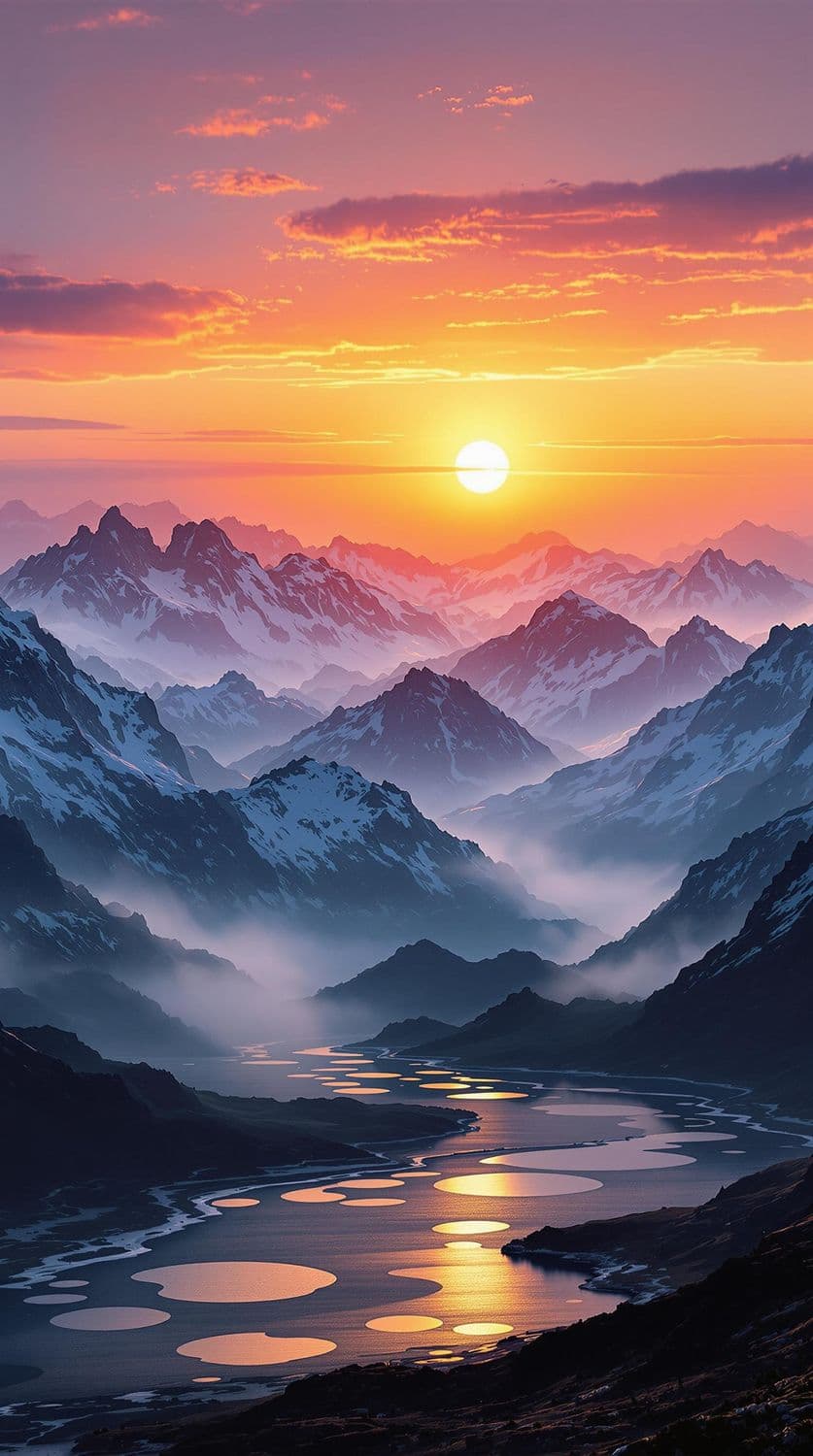 Mountain Sunrise Splendor