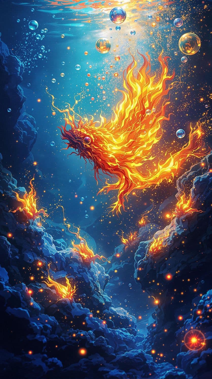 Flame Creatures of the Deep