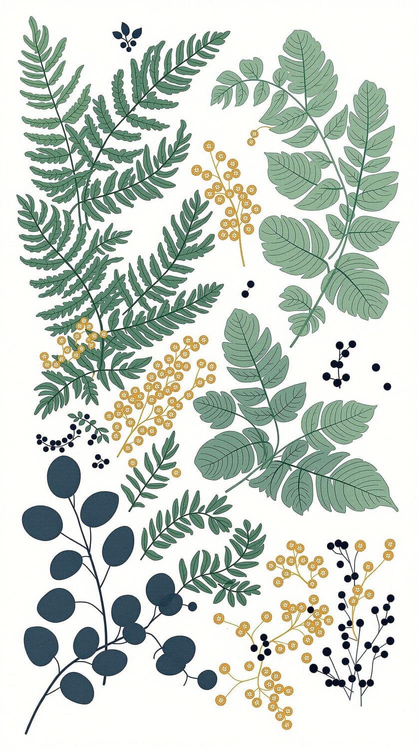 Emerald Fern Elegance