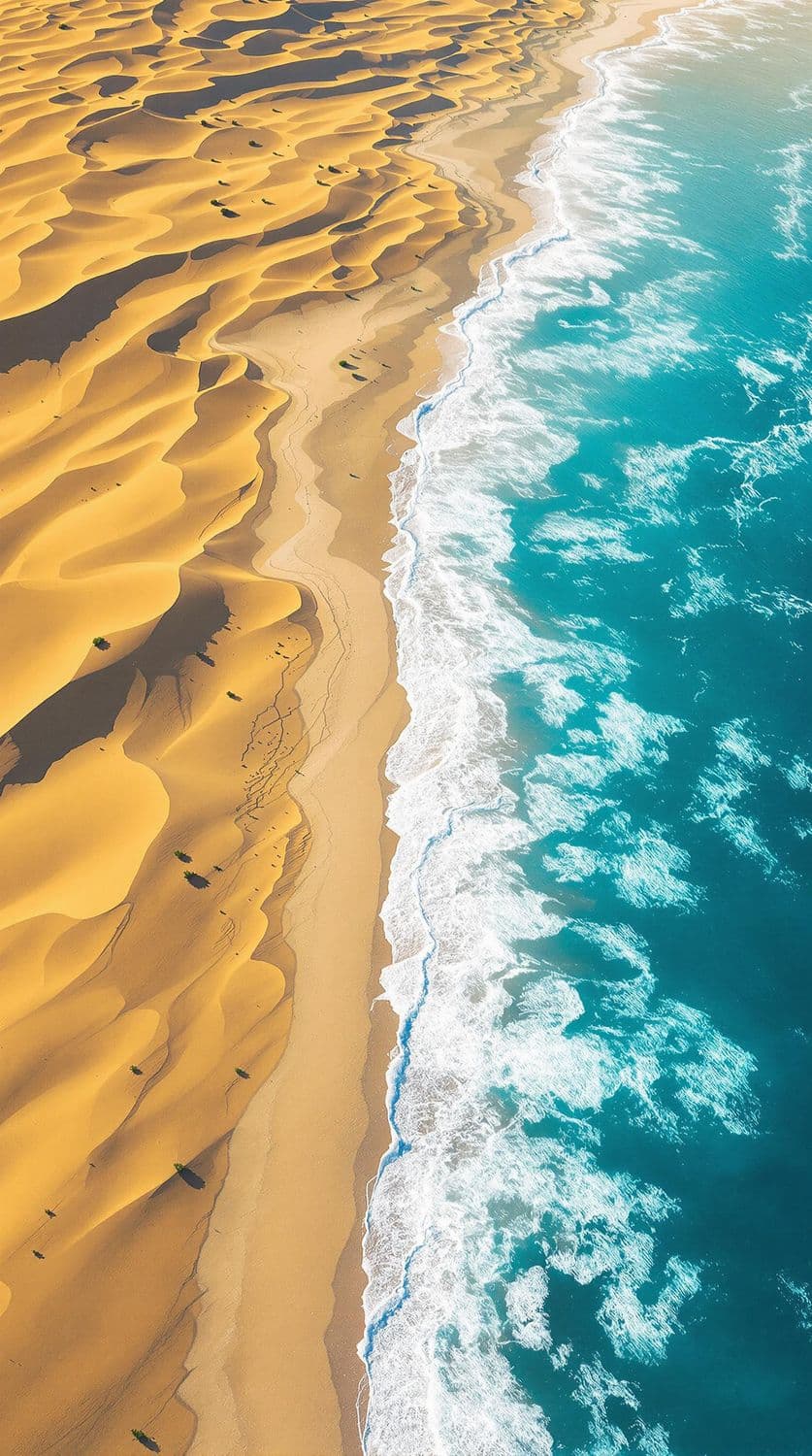 Golden Desert Waves
